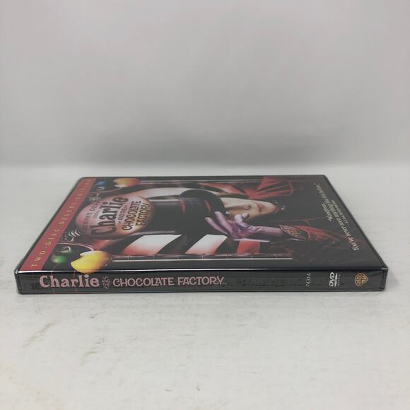 Charlie and the Chocolate Factory (2005) DVD 2 Disc Deluxe Set Johnny Depp NEW - Picture 4 of 6